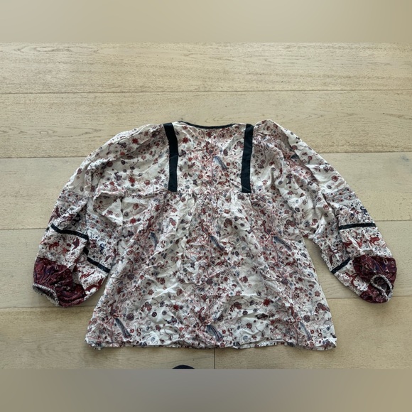 Ulla Johnson Wim Blouse in Dove 100% Silk size 2 - Picture 8 of 10